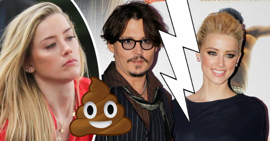 Amber Heard anklagas nu för att ha bajsat i Johnny Depps säng med flit.