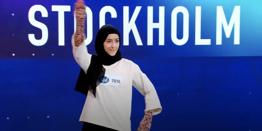 Amena i <span class=" italic" data-lab-italic_desktop="italic">Idol</span> 2021. Amena gör sin första audition i Idol 2021