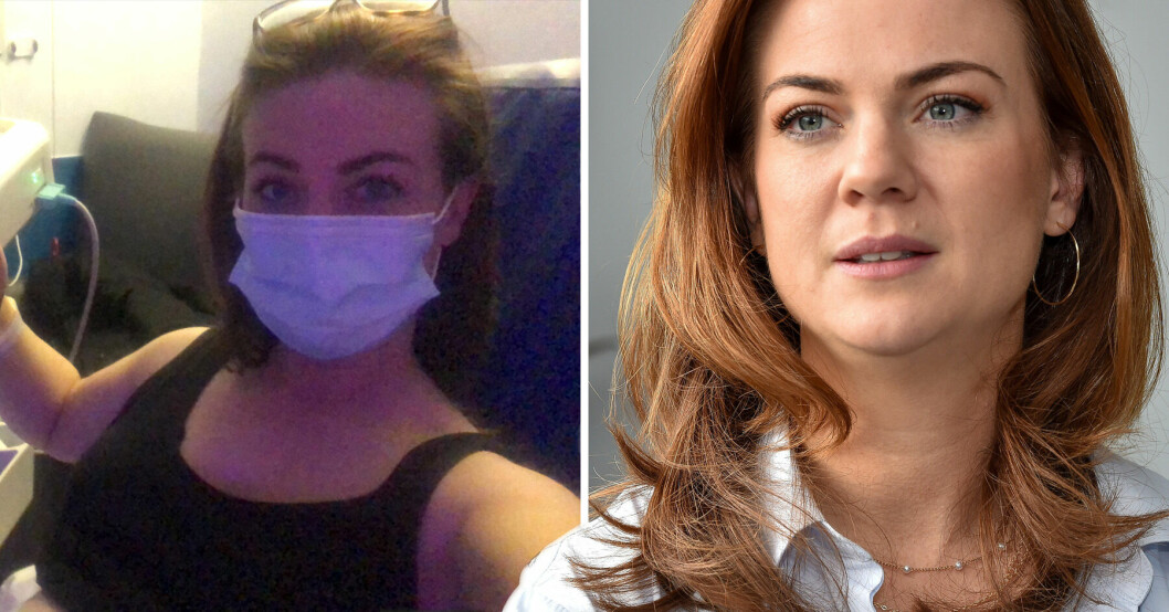 Amie vaknade plötsligt upp och var blind