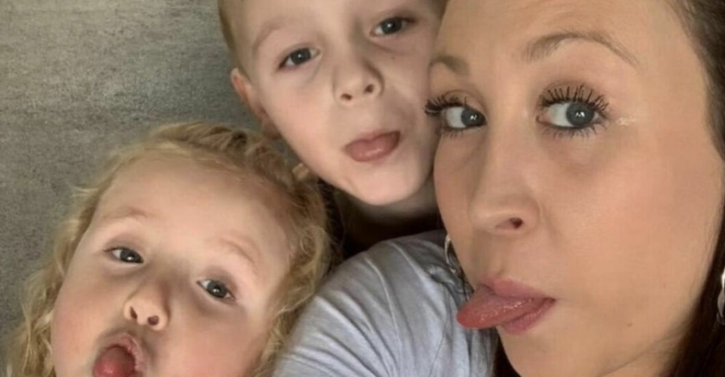 <strong>Amie Walton och barnen Harry, 7, och Mia, 5.</strong> Amie Walton och barnen Harry och Mia.
