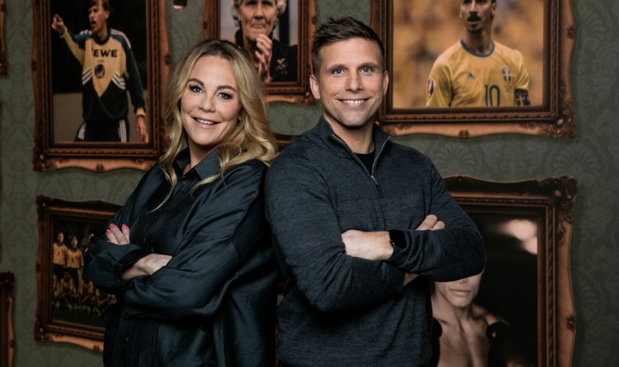 Emma Igelström och Anders Svensson. Anders Svensson och Emma Igelström i Sportmästarna 2021