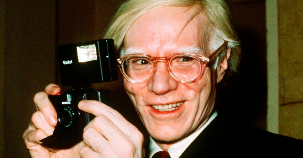 Andy Warhol i New York 1976. Arkivbild. USA:s HD ger fotograf rätt i Warholtvist