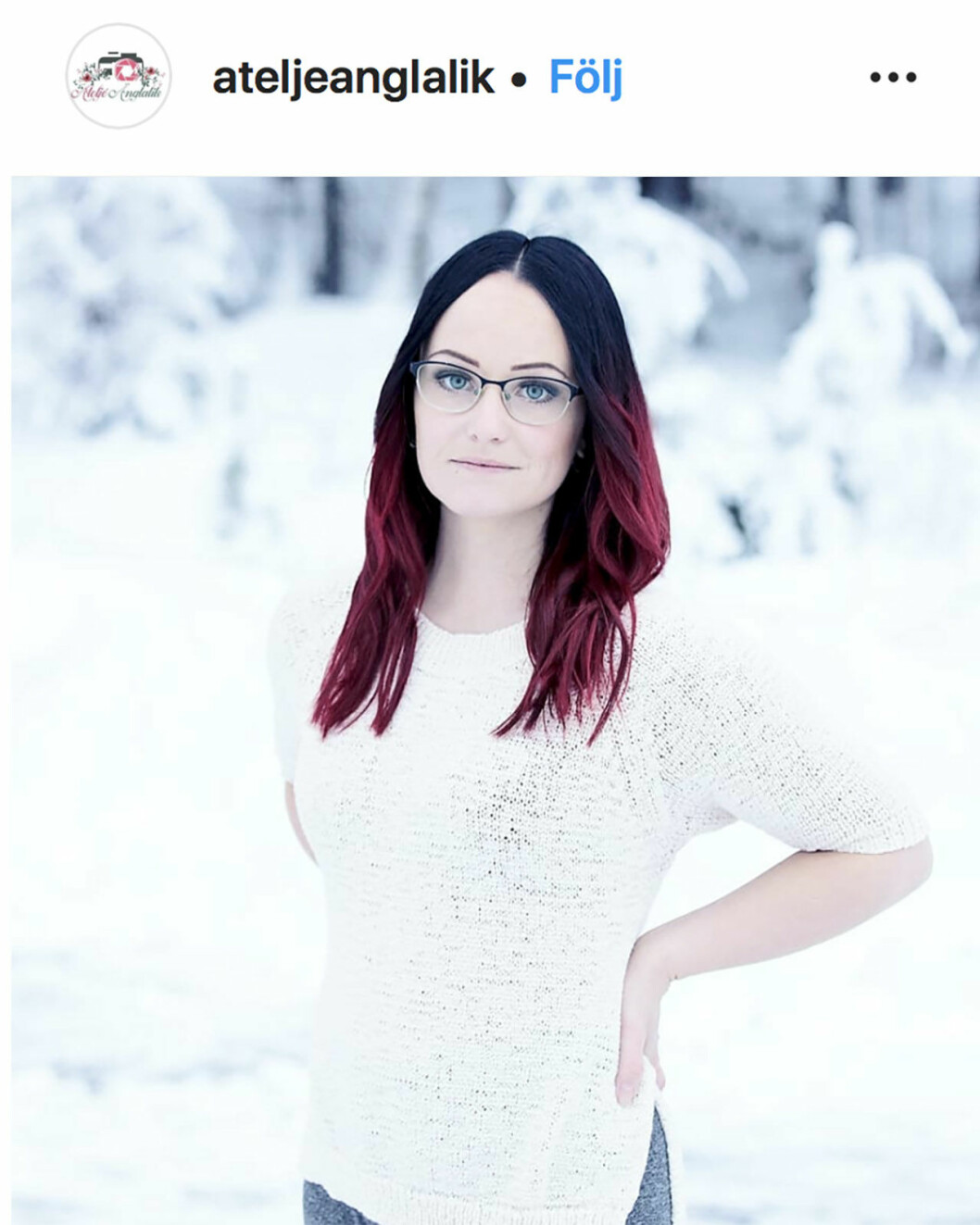 Jens Rönnqvists flickvän Angelica Folkesson.