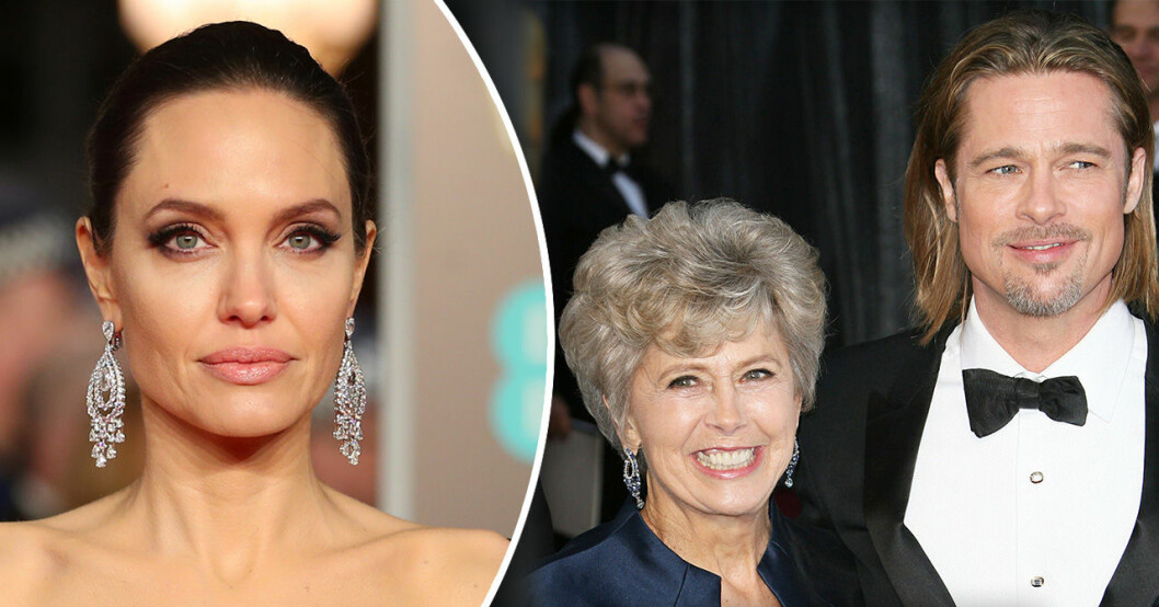 Brad Pitts mamma Jane rasar mot Angelina Jolie