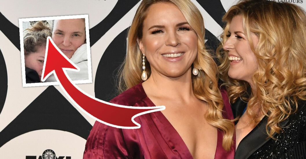 Anja Pärson, 41, och Filippa Rådin, 50,