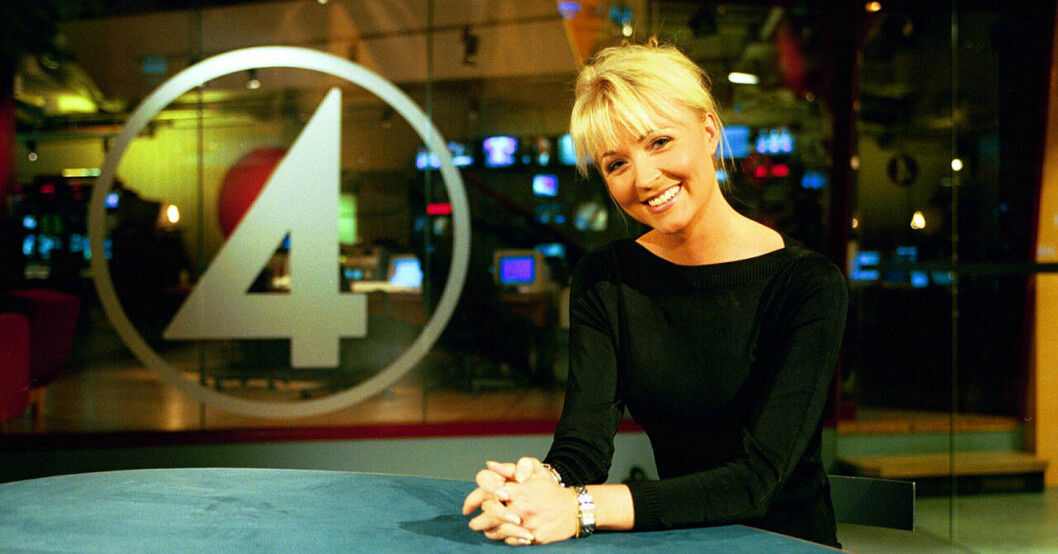 Anki charmade TV4-tittarna i många år. Här en bild från 2000.