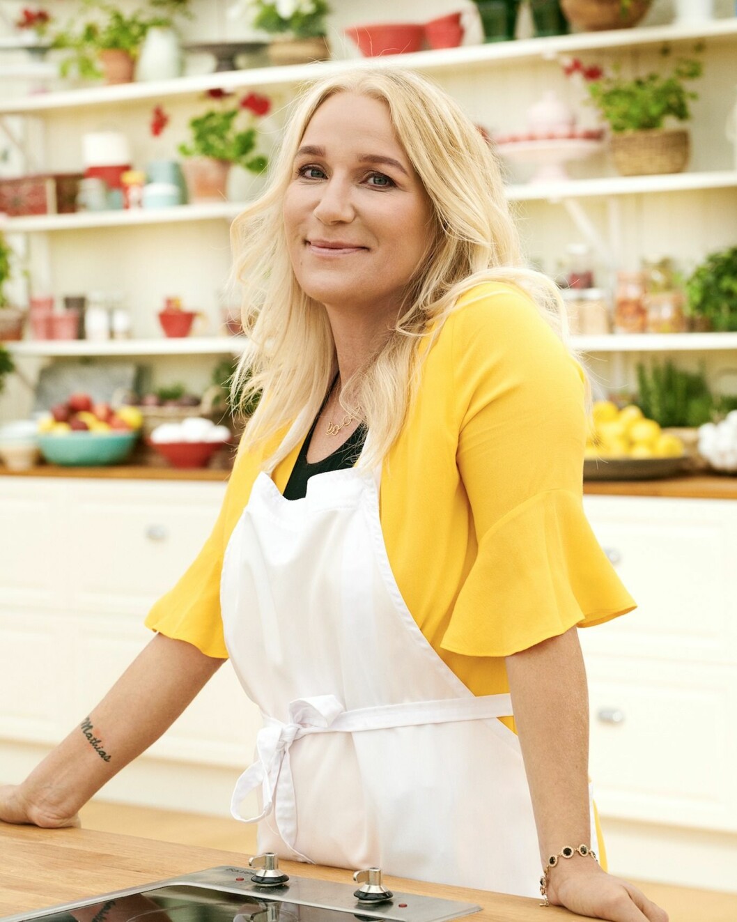 Ann Söderlund. FOTO: Eric Josjö/TV4 Ann Söderlund i Hela kändis-Sverige bakar 2020
