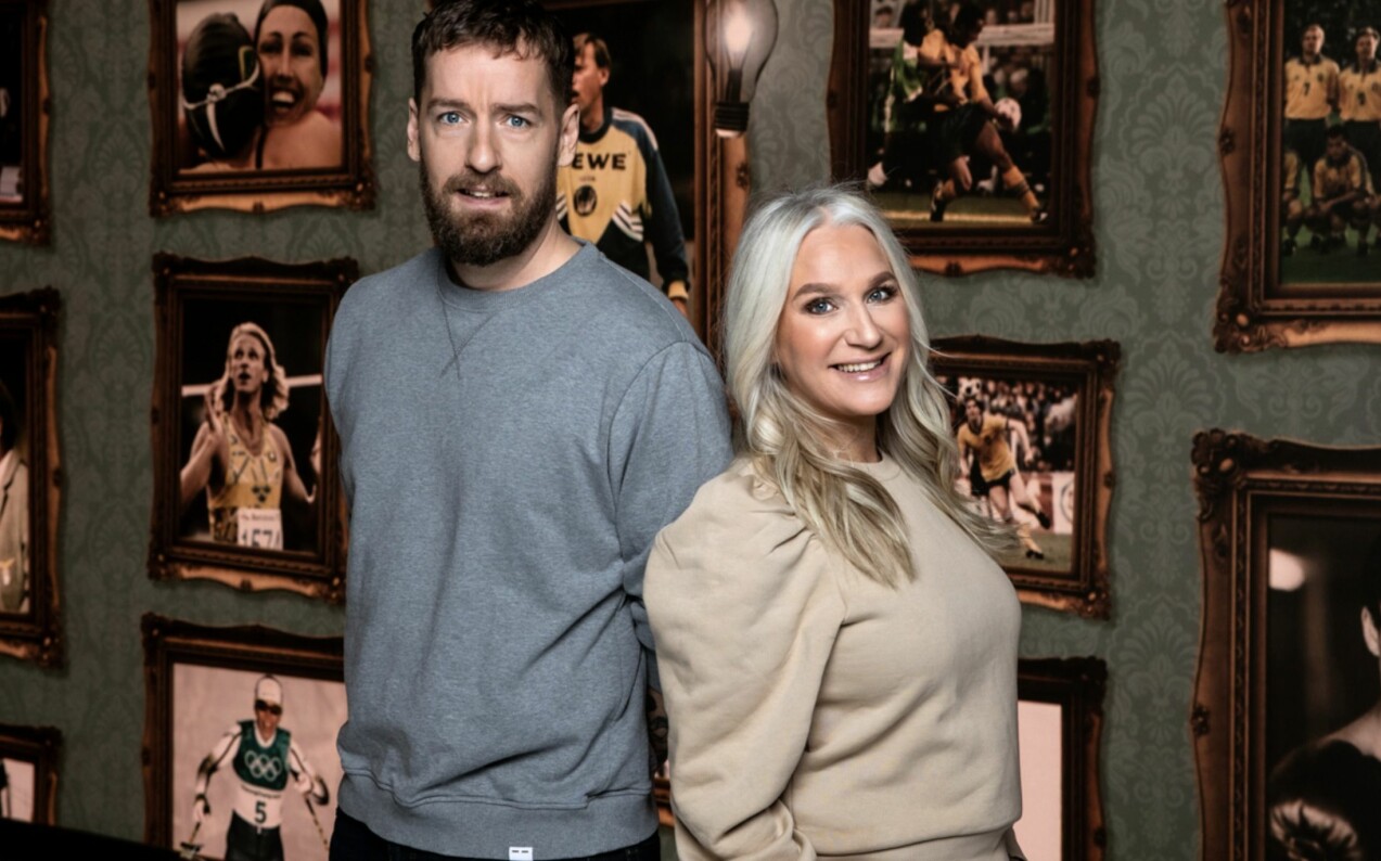 Nisse Hallberg och Ann Söderlund. Ann Söderlund och Nisse Hallberg