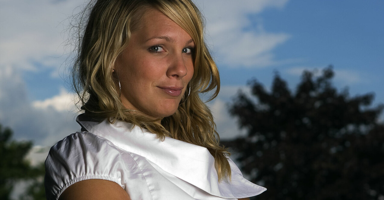 Anna Brolin som 26-åring.