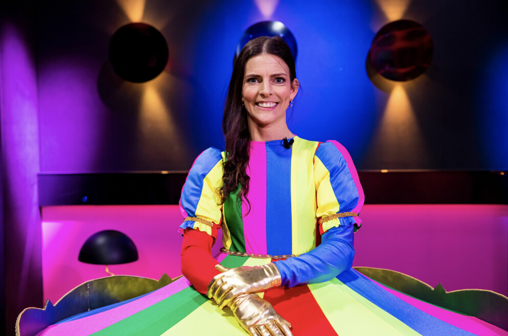Anna Lindberg som Karusell. Anna Lindberg var Karusellen i Masked Singer Sverige 2022