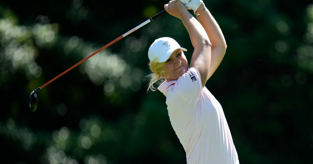 Anna Nordqvist under PGA-mästerskapet häromveckan. Arkivbild. "Fantastiskt att damerna äntligen får chansen"
