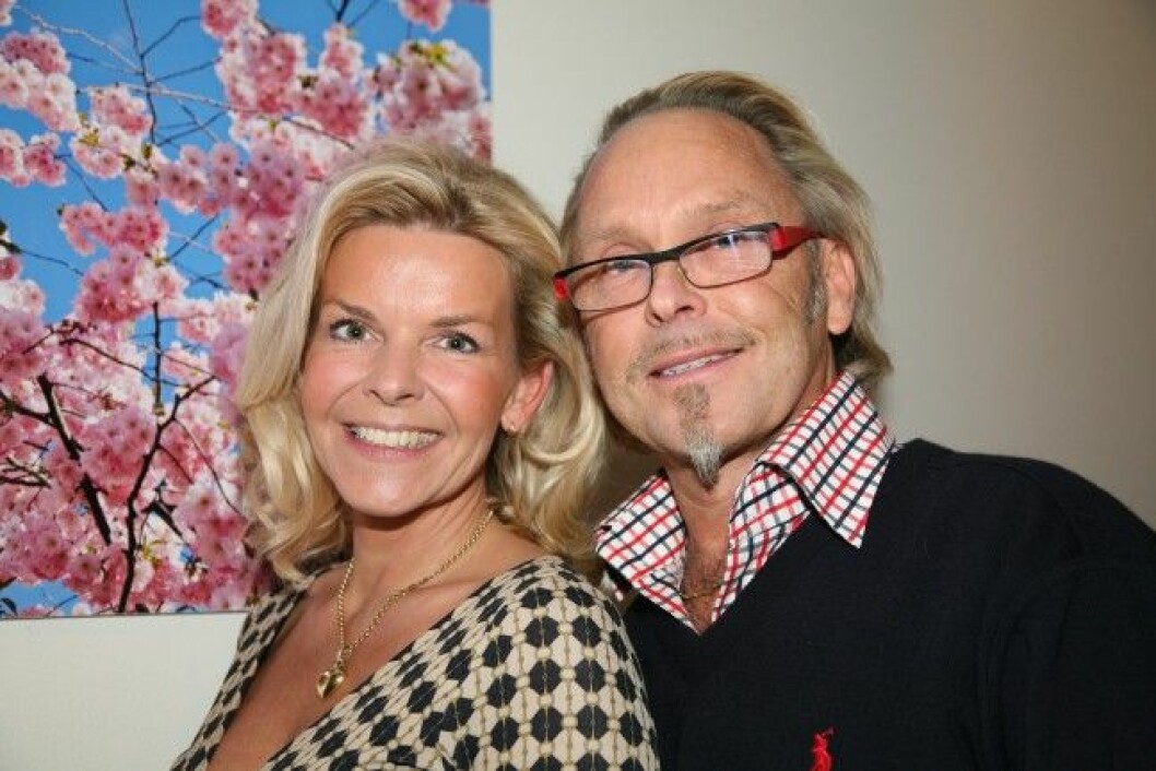 Anna Skipper med exmaken Olof Skipper lånade 3 miljoner kronor av svärmor. Foto: IBL Anna Skipper med make Olof Pressträff: Start för 2,6 miljoner klubben 2009-02-12 (c) Lizzie Larsson / IBL
