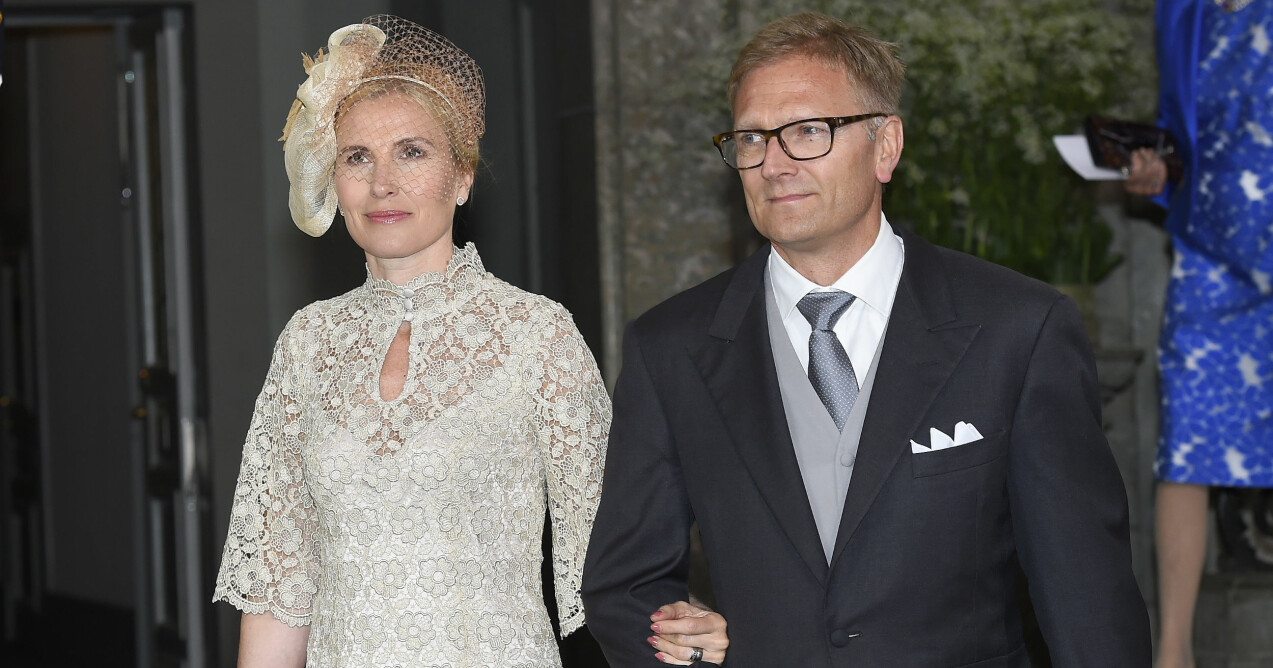 Anna Westling tillsammans med maken Mikael.