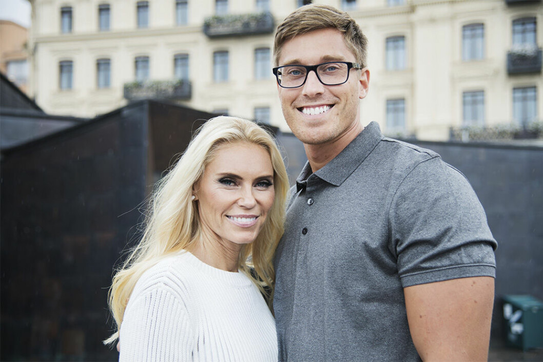 Anna Anka med maken David Johansson Anna Anka med maken David Johansson