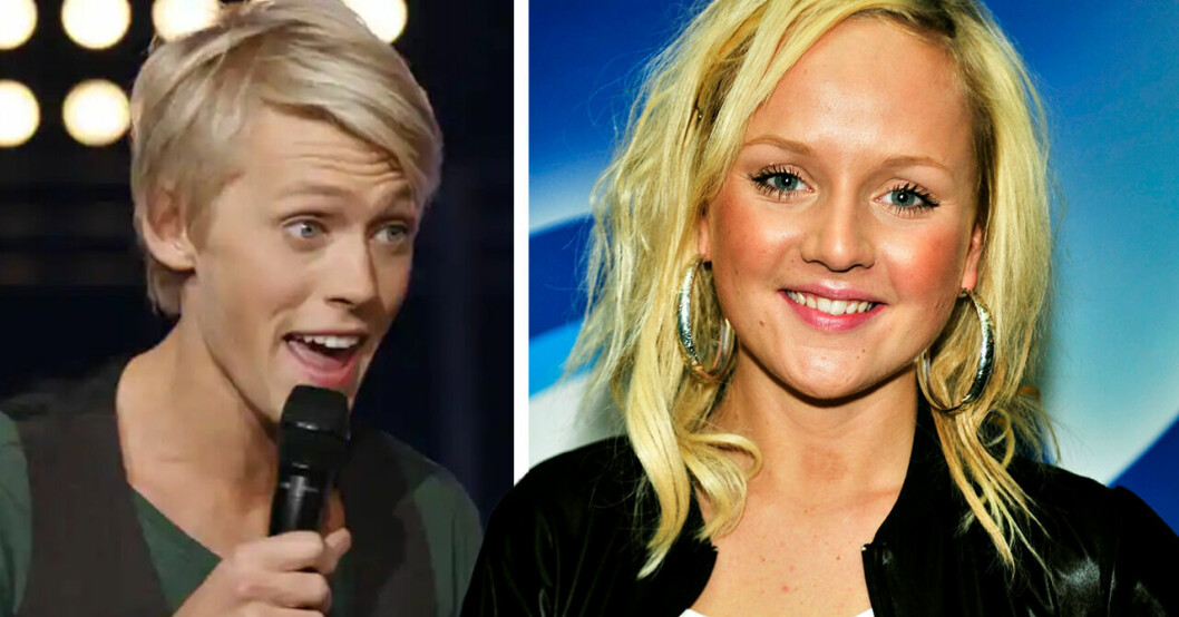 Jesper och Anna under Idol
