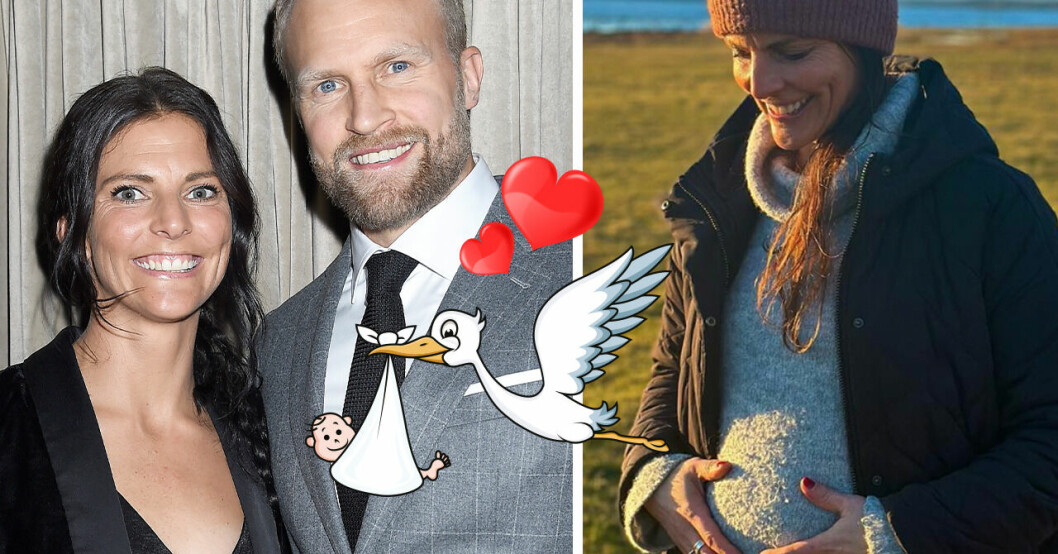 Anna Lindberg mamma för fjärde gången – andra barnet ihop med Mathias Tjärnqvist.