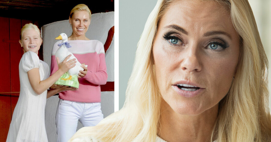 Anna Anka och dottern Ellie