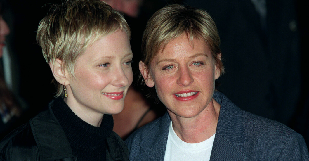 Anne Heche och Ellen DeGeneres.
