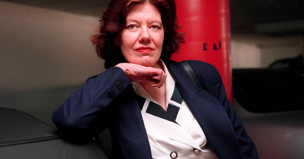 Anne Perry hade själv ett mörkt förflutet. Arkivbild. Deckarförfattaren Anne Perry död