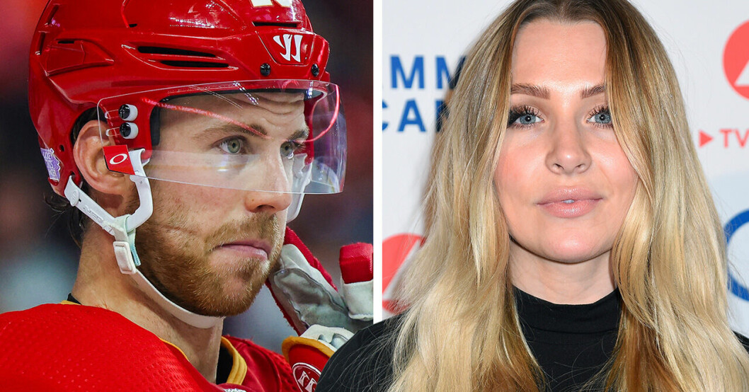Elias Lindholm och Annica Englund