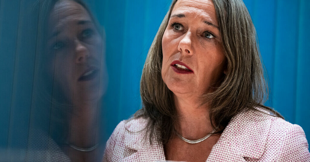 Annika Winsth, chefsekonom på Nordea, ser lägre inflation framför sig, men hushållen kommer få det tufft ändå enligt en färsk prognos. Arkivbild Nordea varnar för varselvåg