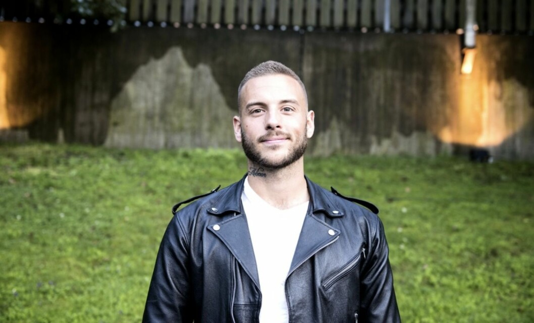 FOTO: Margareta Bloom Sandebäck/TT Anton Hysén, fotbollsspelare Sverige Stockholm Pride 2015