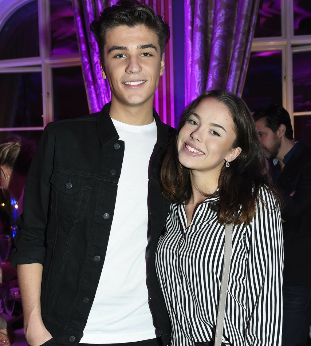Anton Hagman med sambon Wilma Holmqvist. Anton Hagman med sambon Wilma Holmqvist
