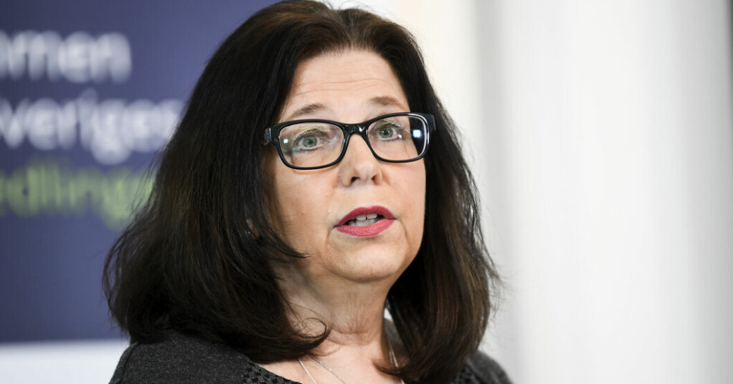 Arbetsförmedlingens generaldirektör Maria Mindhammar. Arkivbild. "Arbetslösa kan inte tvingas norrut"