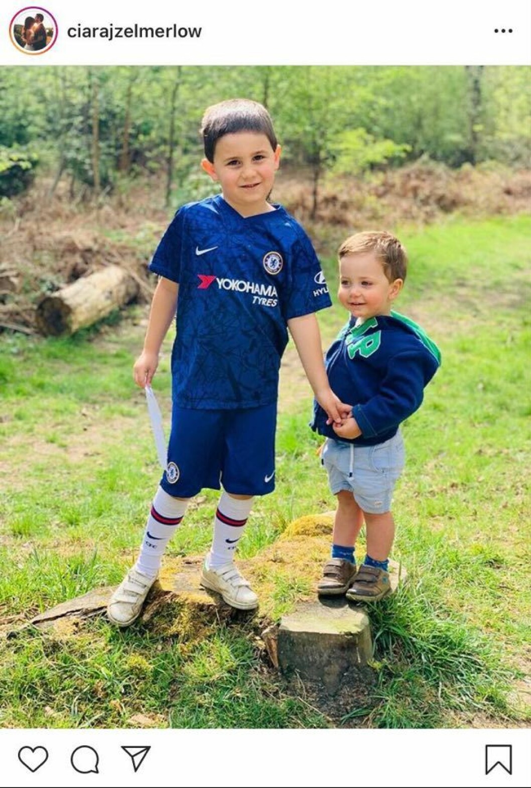 FOTO: Instagram Archie och Albert Zelmerlöw