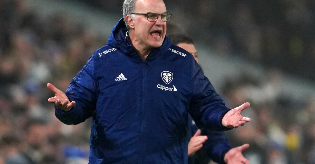 Argentinaren Marcelo Bielsa, här under tiden som tränare för Leeds, är klar som ny förbundskapten för Uruguays herrlandslag. Arkivbild. Bielsa tar över i Uruguay