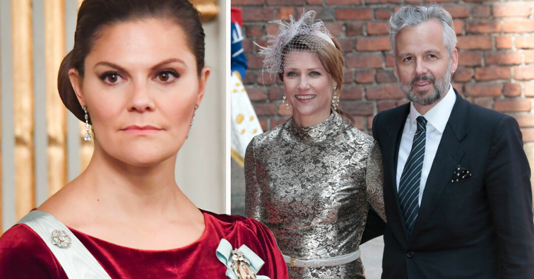Kronprinsessan Victoria, prinsessan Märtha Louise och Ari Behn