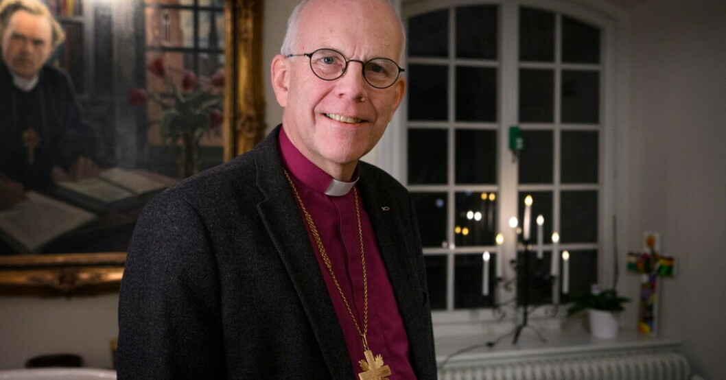 Ärkebiskop Martin Modéus konto fanns bland de kapade. Arkivbild Svenska kyrkan har återfått kapade konton