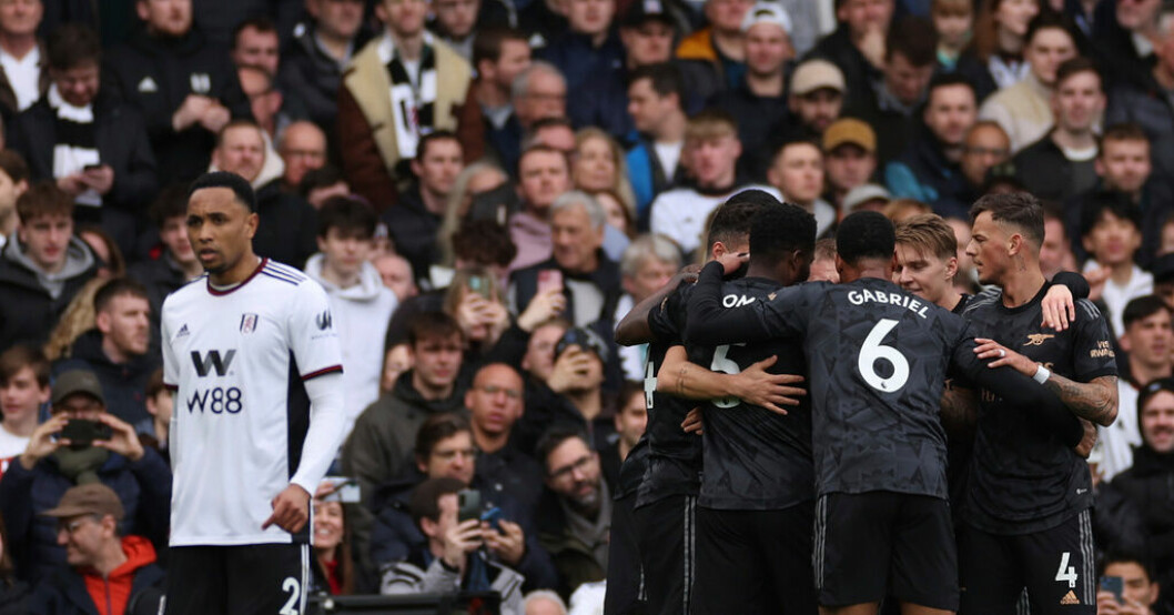 Arsenal körde över Fulham – United tappade poäng