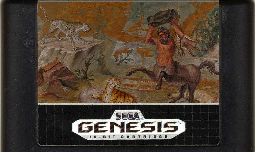 Bilden är ett montage. Art Centaur