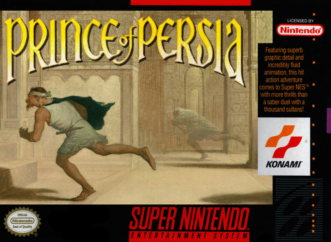 Bilden är ett montage. Art Prince of persia