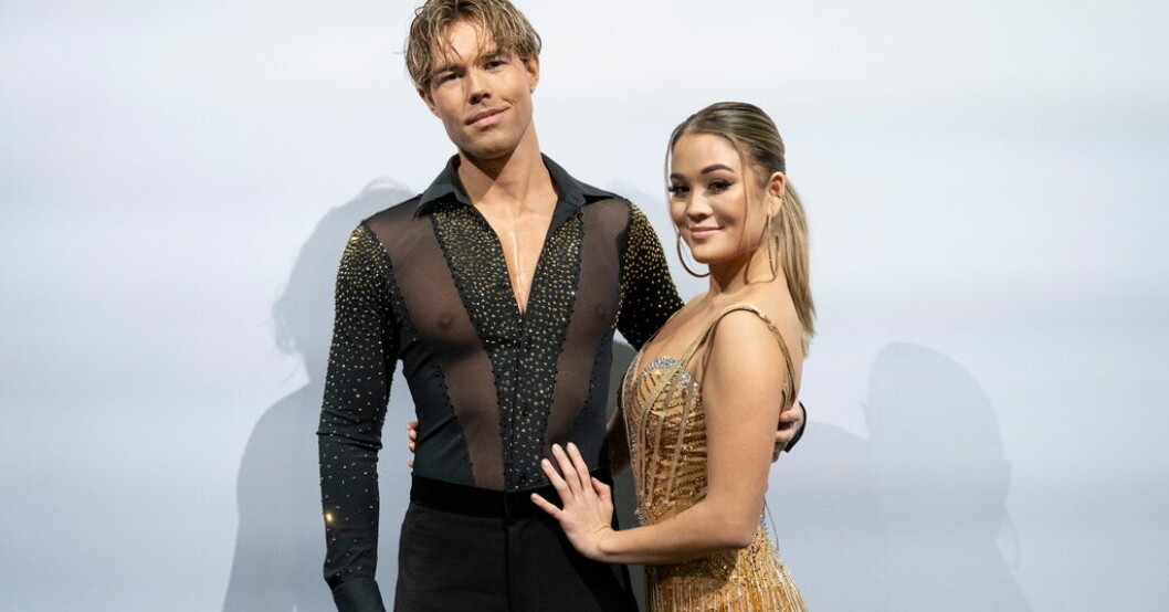 Artisten Andreas Wijk och dansaren Ida Sund tvingades lämna Let's Dance. Arkivbild. Sångare tvingas lämna "Let's dance"