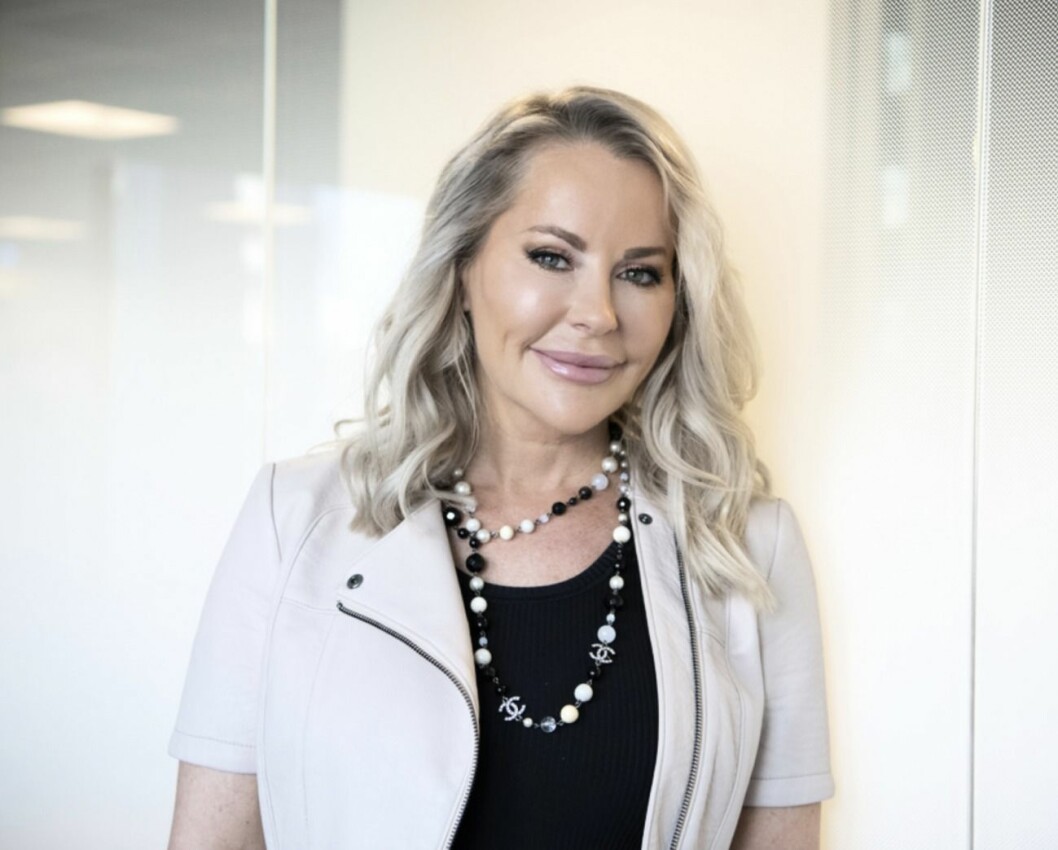 FOTO: Jessica Gow/TT Åsa Vesterlund i beige tröja