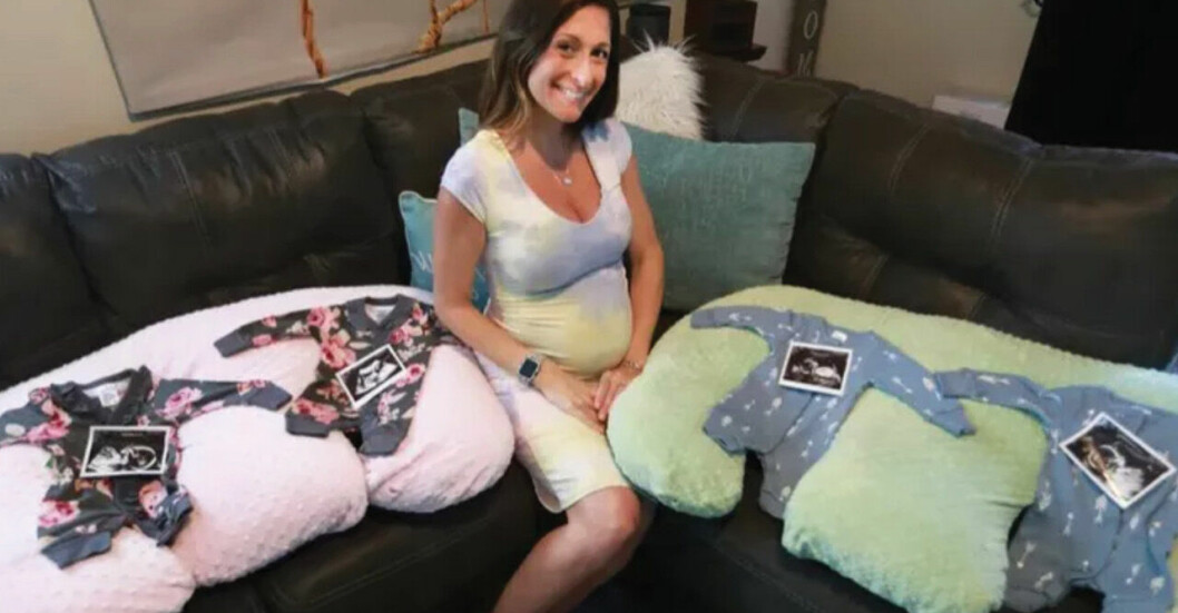 Ashley Ness, 35, är gravid med fyra barn. Två par av enäggstvillingar. Två pojkar. Två flickor – som kommer i oktober i år.