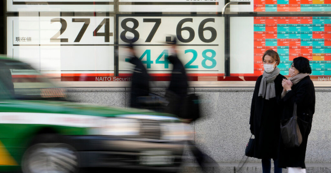 Asiens börser inledde handelsveckan nedåt. Arkivbild. Nedåt på Asiens ledande börser