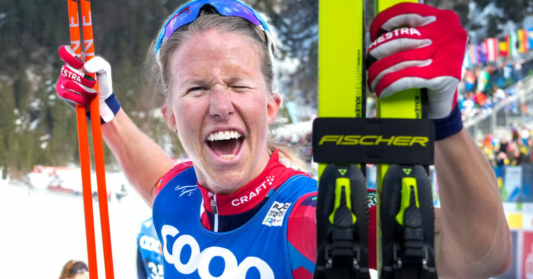 Astrid Øyre Slind har ett hektiskt dygn framför sig. Privatjet ska ge VM-guld och Vasaloppsseger