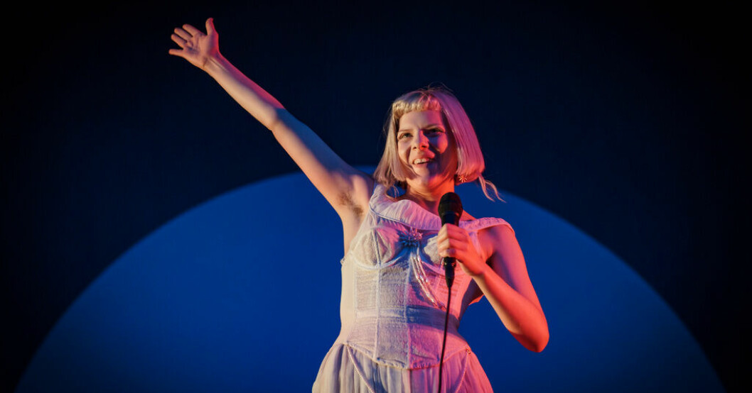 Aurora på scen i Oslo förra året. Arkivbild. Norska Aurora till Way Out West