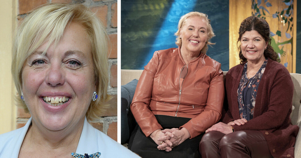 Suzanne Axell och Karin Granberg i SVT:s Fråga doktorn.