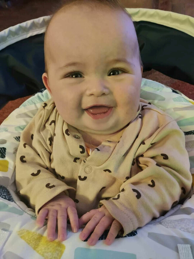 I dag är lilla Aaliyah åtta månader.