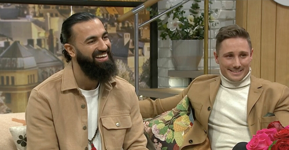 Sia och Christoffer i <span class=" italic" data-lab-italic_desktop="italic">Bachelor</span>. Sia Hatami och Christoffer Levi ÅRETS BACHELORS 2022