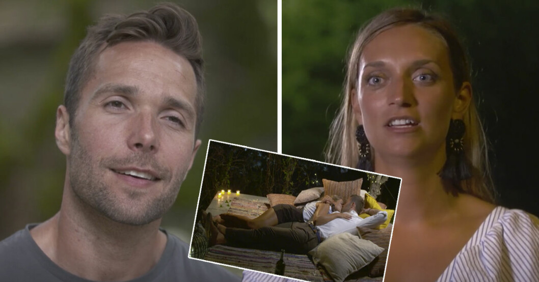 Hedvig Friberg och David Möller pratar sex i Bachelor 2018