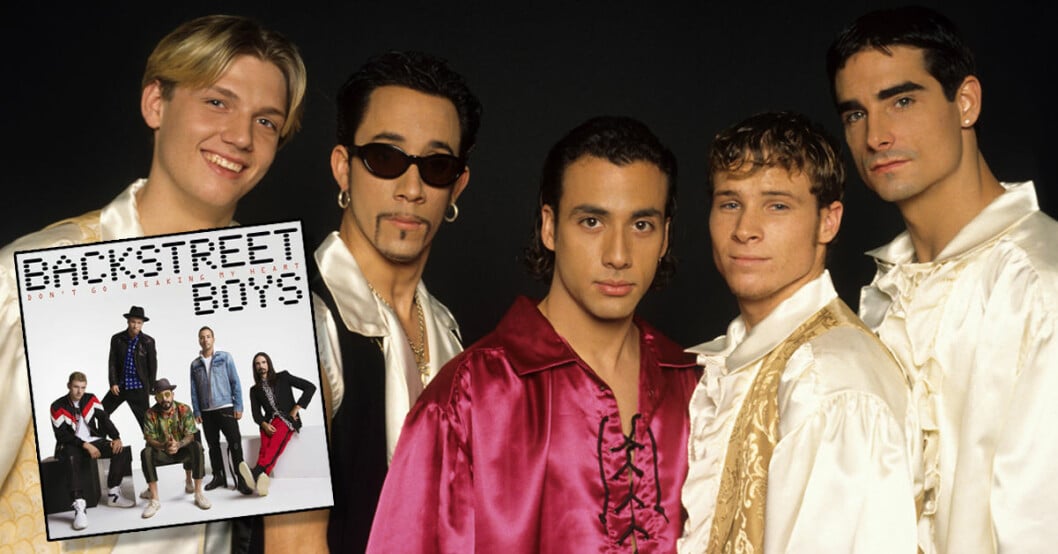 Backstreet Boys släpper nya singeln Don't go breaking my heart.