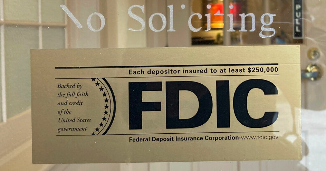 Bankövervakningsmyndigheten FDIC. Arkivbild. Myndigheter stänger ytterligare en bank