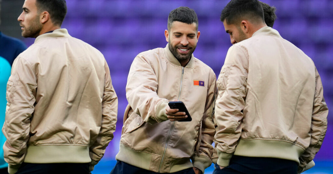 Barcelonas Jordi Alba inför tisdagens match mot Valladolid, en av de sista i klubben för backveteranen. Ytterligare en veteran lämnar Barcelona