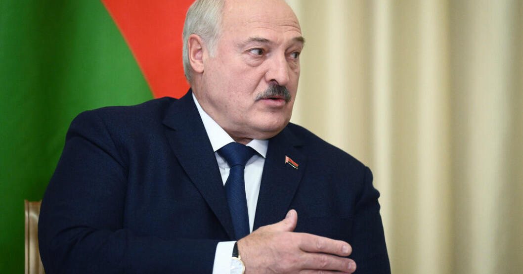 Belarus president Aleksandr Lukasjenko. Arkivbild. EU förlänger sanktioner mot Belarus
