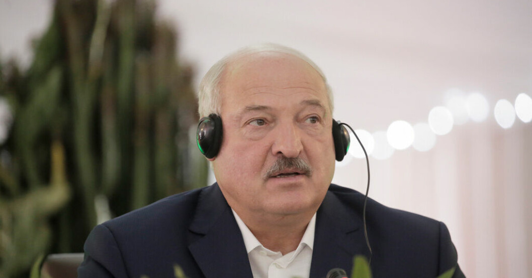 Belarus president Aleksandr Lukasjenko. Arkivbild. FN-expert: Från dåligt till sämre i Belarus